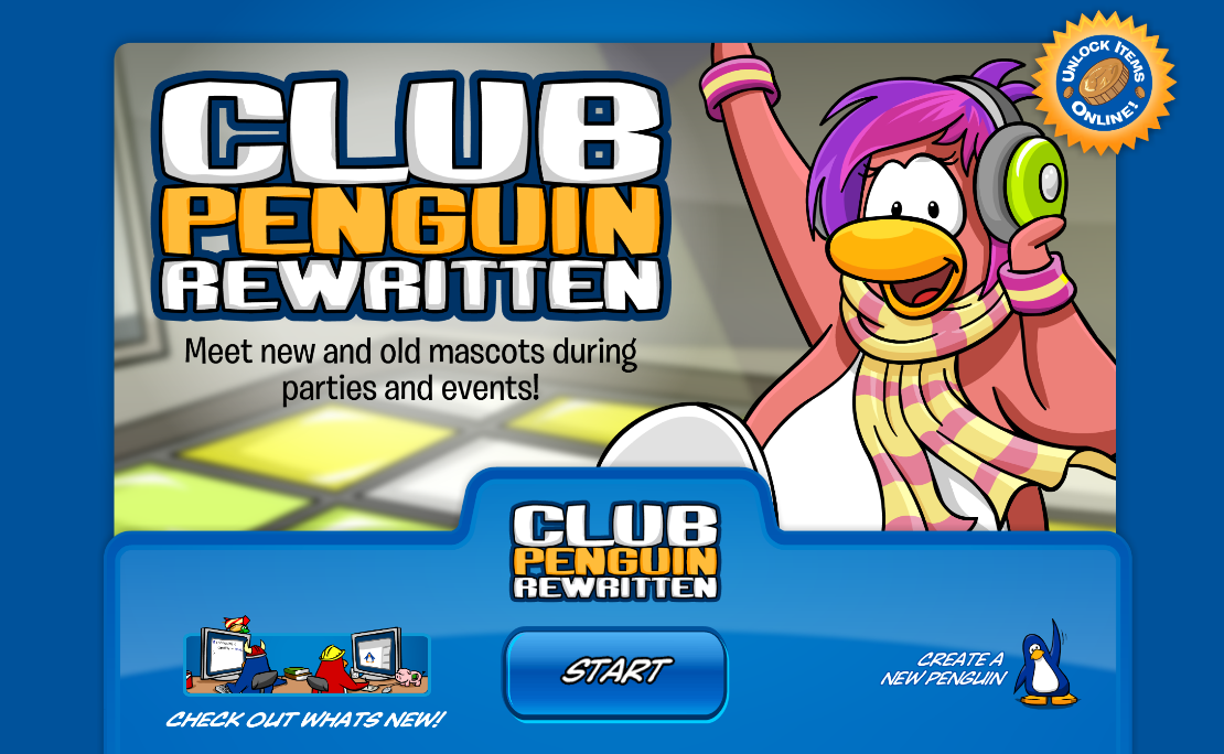 Club Penguin (Made with Phaser Editor)