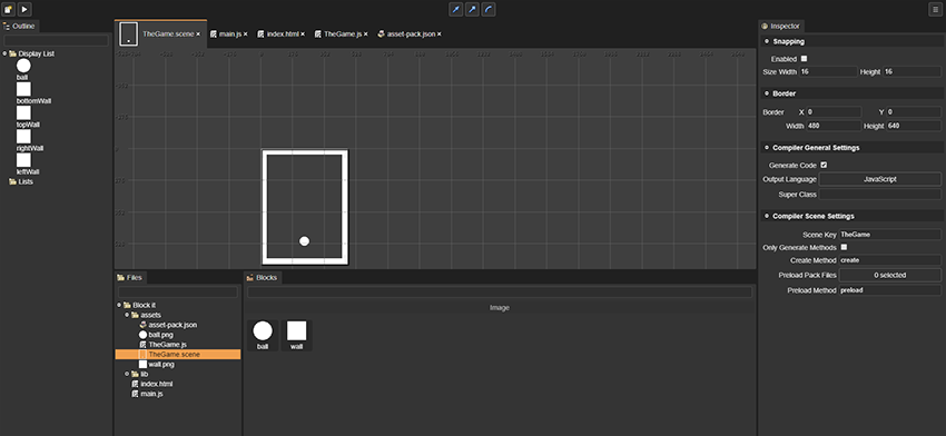 [User Review] Phaser Editor 2D is the web-based IDE you need for HTML5 game development. Let’s build a game with it.