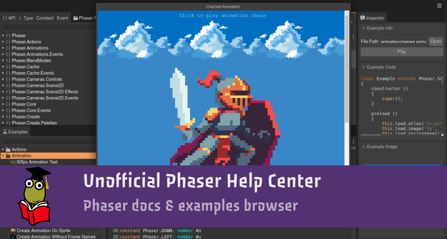 Unofficial Phaser Help Center: ready!