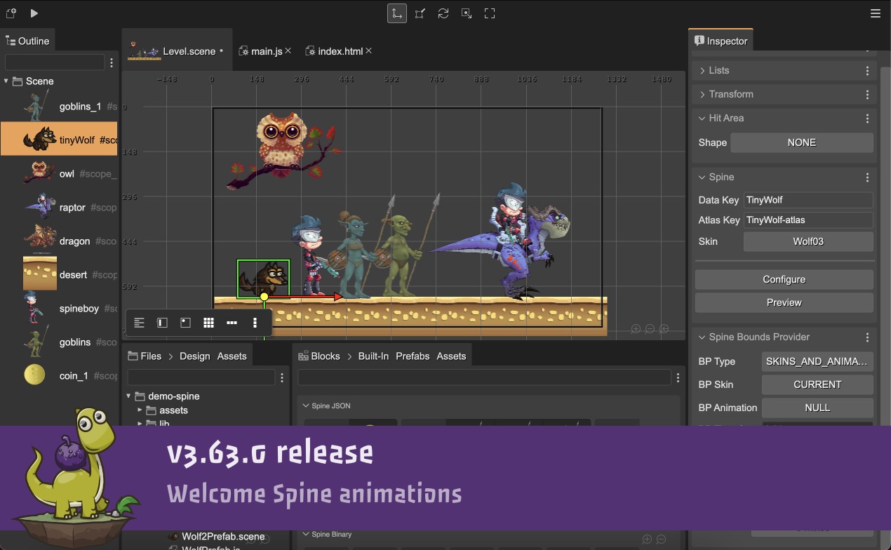 Spine: 2D skeletal animation for games