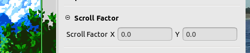 Scroll Factor parameters